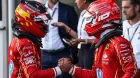 Carlos Sainz y Charles Leclerc en Monza