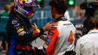 Lando Norris y Max Verstappen en Singapur