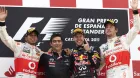 Podio del GP de España 2011