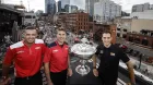 Scott McLaughlin, Will Power y Àlex Palou en Nashville