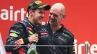 Sebastian Vettel y Adrian Newey en India 2013