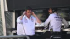 Toto Wolff esta temporada en el muro de Mercedes