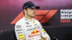 Max Verstappen en la rueda de prensa posterior al GP de Singapur