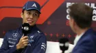 Alex Albon en la rueda de prensa previa al GP de Catar