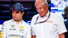 Sergio Pérez y Helmut Marko esta temporada