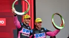 Esteban Ocon y Pierre Gasly en Brasil