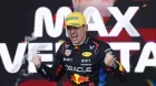 Max Verstappen celebra la victoria en el GP de Brasil