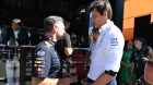 Toto Wolff y Christian Horner en Monza