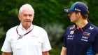 Max Verstappen y Helmut Marko en Monza