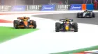 Lando Norris y Max Verstappen en el GP de México