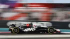 Esteban Ocon en los test de Abu Dabi, ya a los mandos del Haas