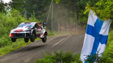 Duelo entre Rovanperä y Evans en el Rally de Finlandia - SoyMotor.com
