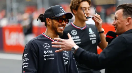 Lewis Hamilton durante el fin de semana del GP de China