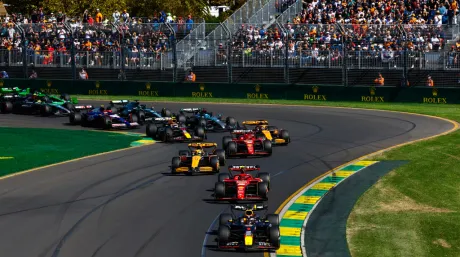 La salida del Gran Premio de Australia 2024