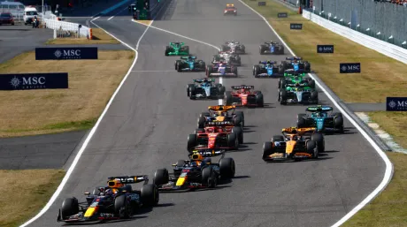 La salida del Gran Premio de Japón