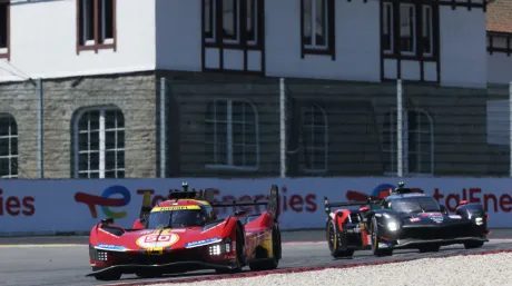 El Ferrari de Antonio Fuoco, Miguel Molina y Nicklas Nielsen en Spa