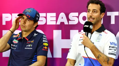 Ricciardo y Pérez