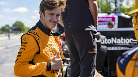 Theo Pourchaire en Road America