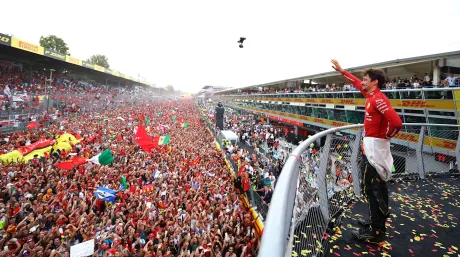 Charles Leclerc en Monza