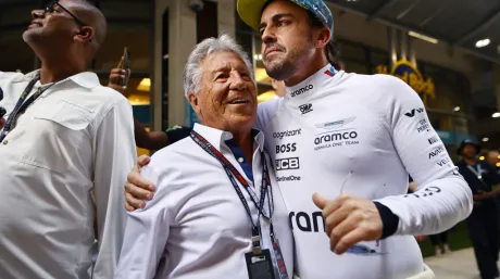 Fernando Alonso y Mario Andretti