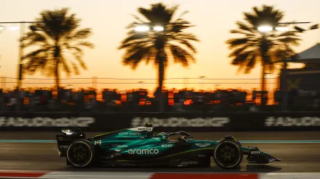 Fernando Alonso en Abu Dabi