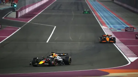 Max Verstappen y Lando Norris en Catar este fin de semana