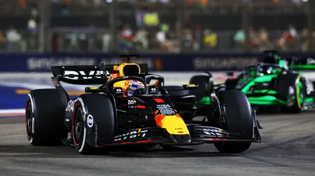 Max Verstappen en Singapur