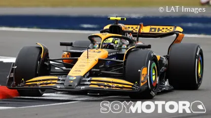 Lando Norris en Silverstone