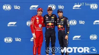 Verstappen 'vuela' sobre mojado en Bélgica, pero la Pole es para Leclerc - SoyMotor.com