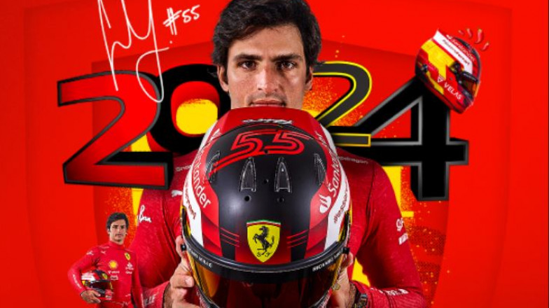 OFICIAL: Carlos Sainz renueva con Ferrari hasta 2024‎