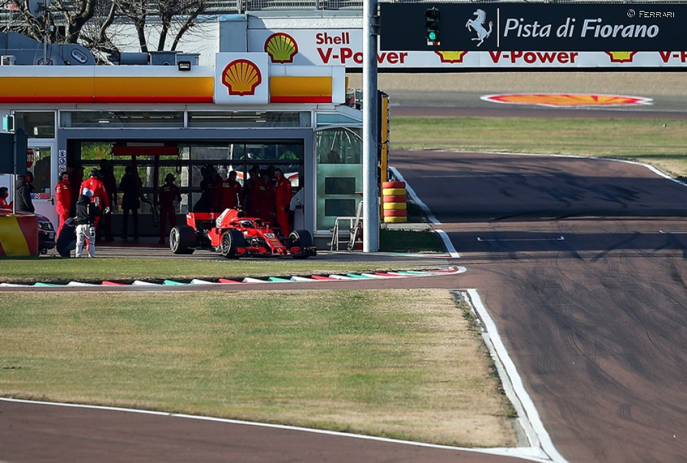 Sainz en su debut con Ferrari en Fiorano - SoyMotor.com