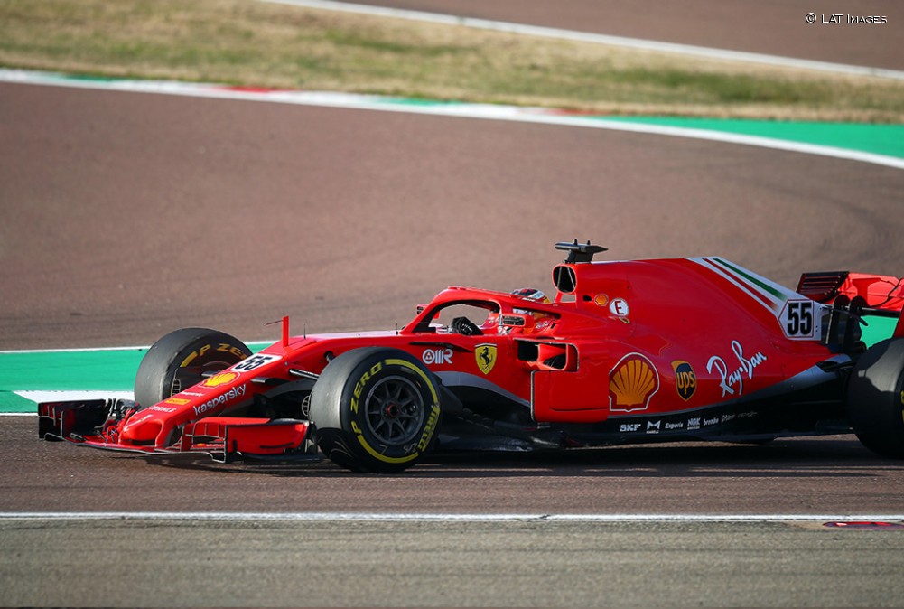 Sainz, con el Ferrari SF71-H en Fiorano - SoyMotor.com