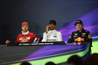 Vettel, Hamilton y Verstappen en la rueda de prensa de la FIA - SoyMotor
