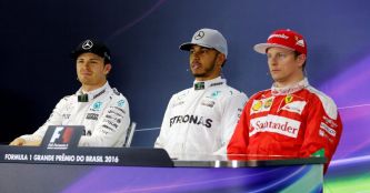 Rosberg, Hamilton y Räikkönen en la rueda de prensa oficial después de la calificación - LaF1