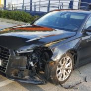 El Audi oficial del President Puigdemont quedó seriamente dañado - SoyMotor.com