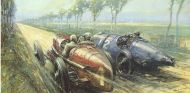 Pintura del Gran Premio de Francia de 1922 - LaF1