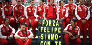 Mensaje de apoyo a Massa tras su accidente en Hungría 2009 - SoyMotor
