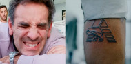 Cyril Abiteboul muestra el tatuaje de la apuesta con Daniel Ricciardo - SoyMotor.com