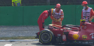 Accidente de Sainz en los Libres 2 del GP de Italia