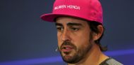 Fernando Alonso durante la rueda de prensa oficial previa al GP de Estados Unidos - SoyMotor.com