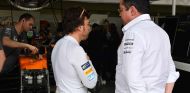 Fernando Alonso y Éric Boullier en Interlagos - SoyMotor.com
