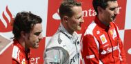 Fernando Alonso, Michael Schumacher y Andrea Stella - SoyMotor.com