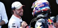 Alonso y Verstappen al término del GP de España - LaF1