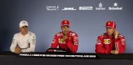 Valtteri Bottas, Sebastian Vettel y Kimi Räikkönen en Hockenheim - SoyMotor.com