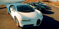 Las cuatro unidades de test del Bugatti Chiron esperan para seguir su camino - SoyMotor