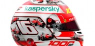 Leclerc, un casco especial por los 1.000 Grandes Premios de Ferrari - SoyMotor.com