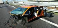 Este es el estado final del Lamborghini Aventador SV tras impactar contra el guardarraíl - SoyMotor