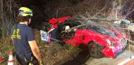 En este deplorable estado quedó el Ferrari 458 Sepciale tras el fuerte accidente - SoyMotor
