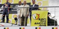 Greenpeace intenta boicotear el GP de Bélgica con su acción 'Save the Artic' - LaF1