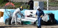 Lewis Hamilton, el más activo en la primera mañana de test en Jerez